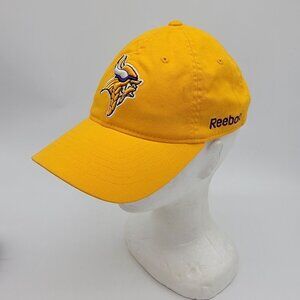 Minnesota Vikings Reebok Yellow Baseball Cap Hat Size X / XL NFL Football